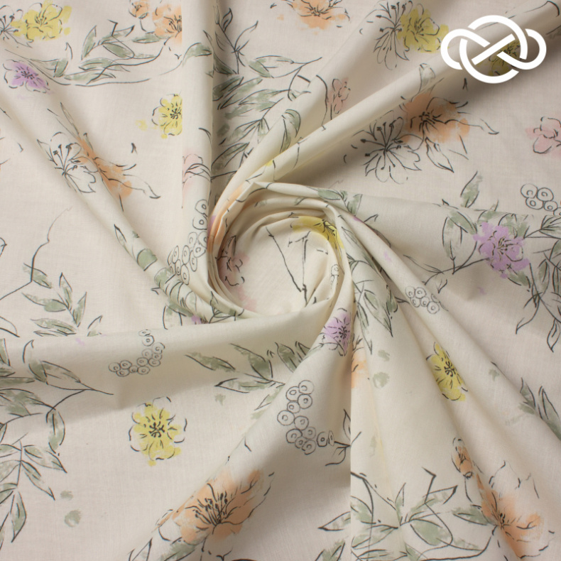 10498. Конкурс!!! Поплин. Принт от Tkani.site