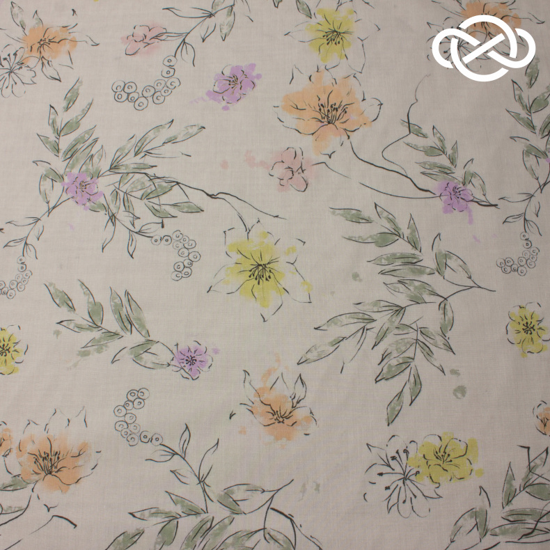 10498. Конкурс!!! Поплин. Принт от Tkani.site