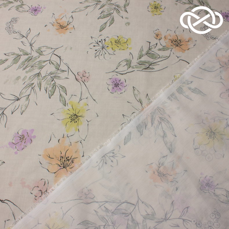 10498. Конкурс!!! Поплин. Принт от Tkani.site