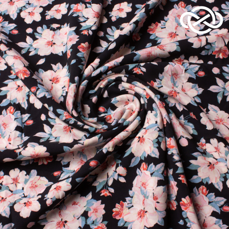 10499. Штапель. Вискоза. Принт от Tkani.site