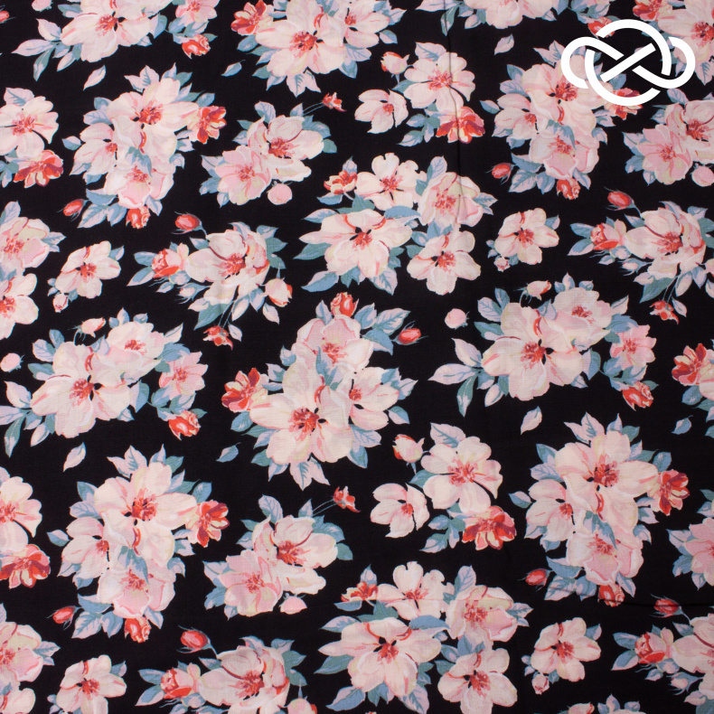 10499. Штапель. Вискоза. Принт от Tkani.site