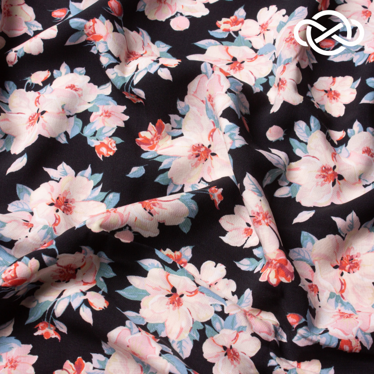 10499. Штапель. Вискоза. Принт - фото 2