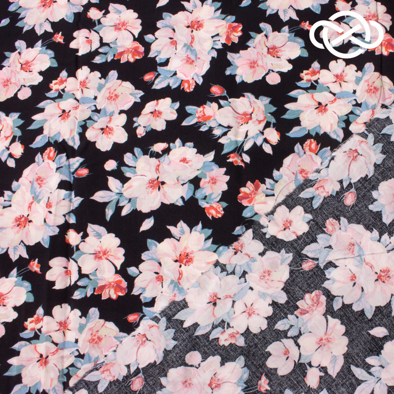 10499. Штапель. Вискоза. Принт от Tkani.site