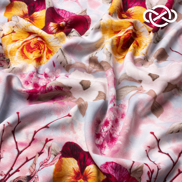 10552. Конкурс!!! Искусственный лен. Принт - фото 2