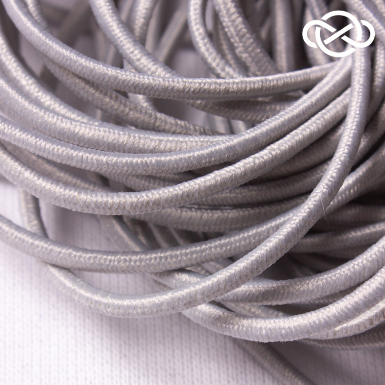 10588. Шляпная резинка круглая 10 метров. Ширина 2мм от Tkani.site