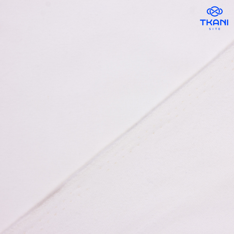 3413. Трикотажное полотно. Велюр. Суперсофт. Молочный. Уценка!!! - фото 2