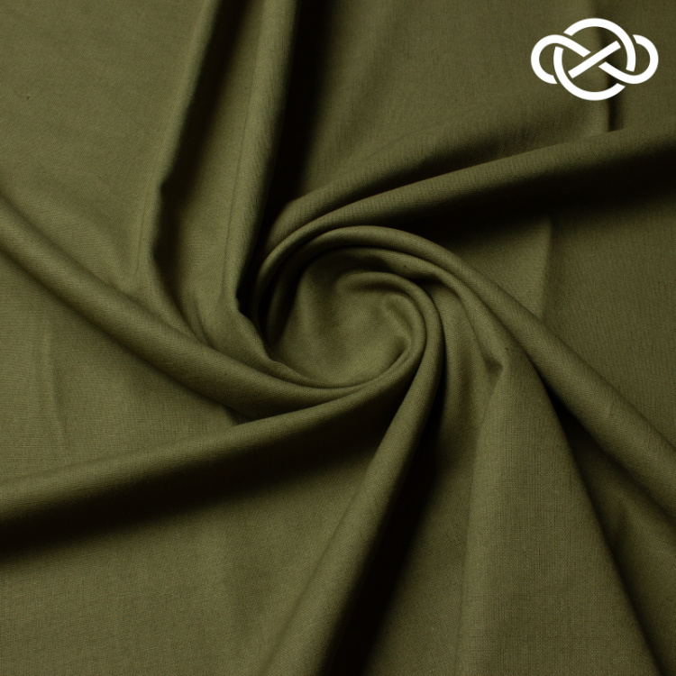 10613. Лён с вискозой. Хаки