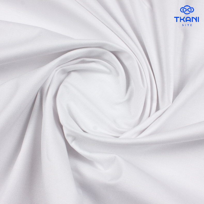2030. Поплин. Хлопок. Белый от Tkani.site
