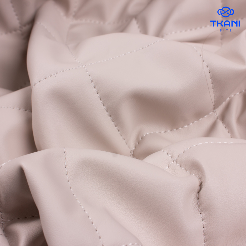 2033. Экокожа. Стежка на синтепоне от Tkani.site