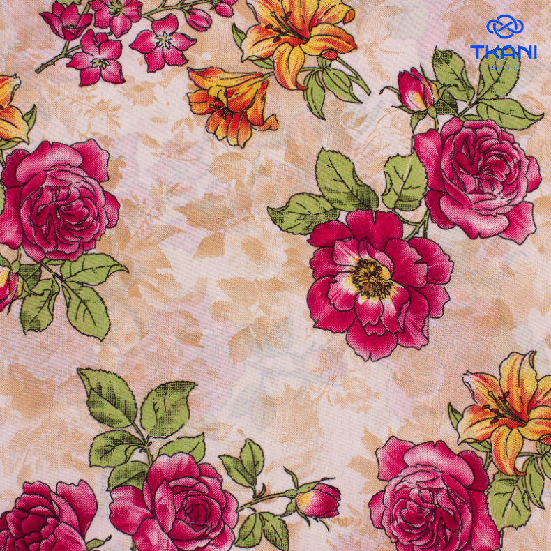 2037. Шифон. Принт от Tkani.site