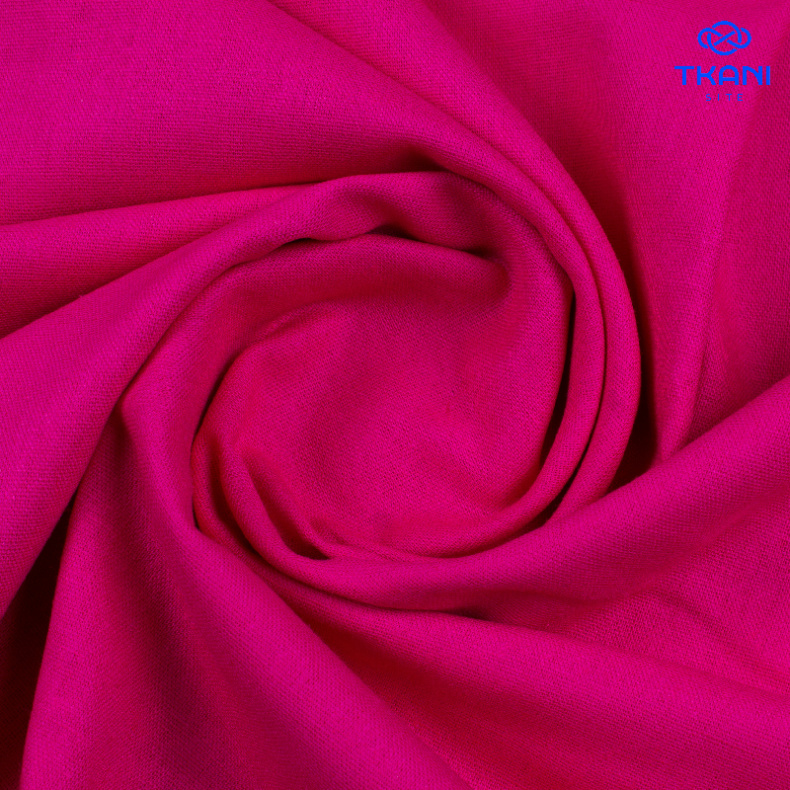 1035/2. Лен с вискозой. Темно-розовый. от Tkani.site