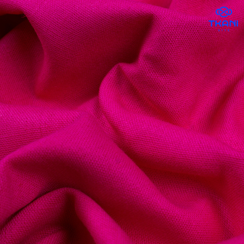 1035/2. Лен с вискозой. Темно-розовый. от Tkani.site