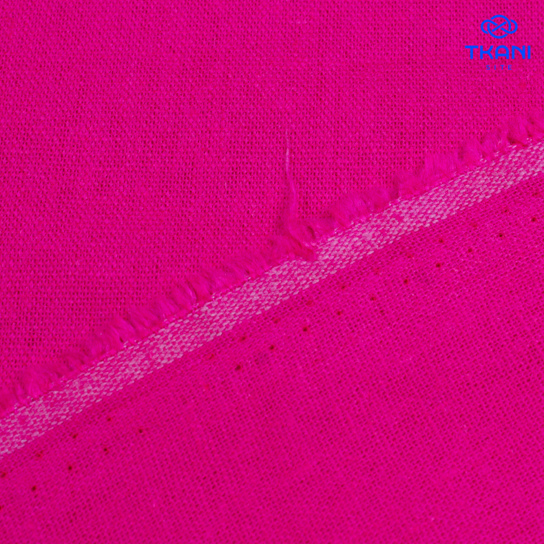 1035/2. Лен с вискозой. Темно-розовый. от Tkani.site