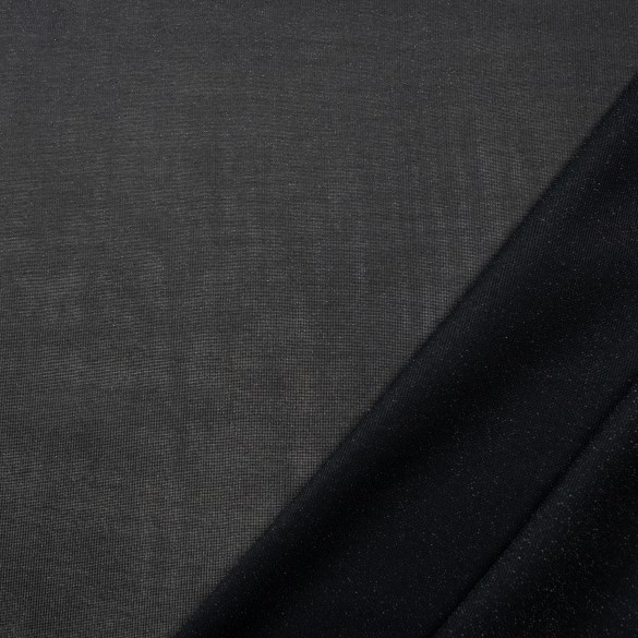 32662. Дублерин клеевой. Тонкий. Черный - фото 1