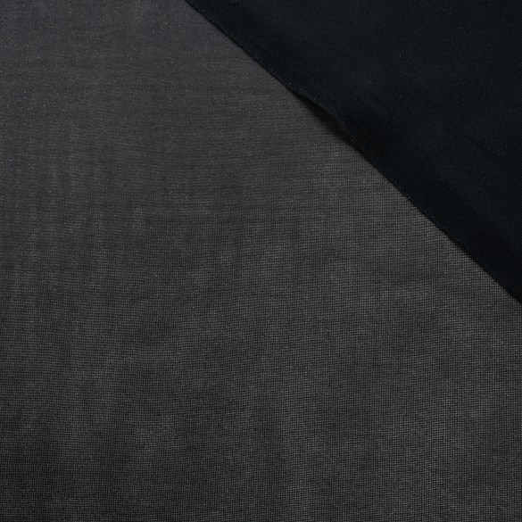 32662. Дублерин клеевой. Тонкий. Черный