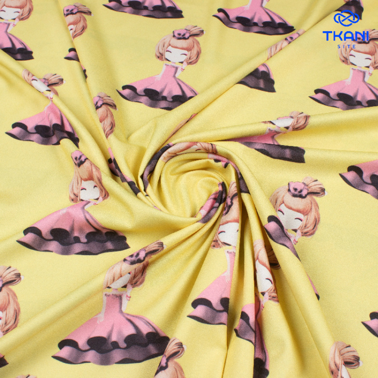 73595. Креп шифон. Принт.