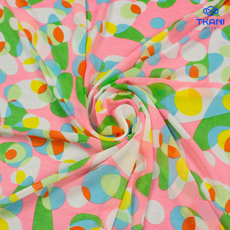 72457. Шифон. Принт.