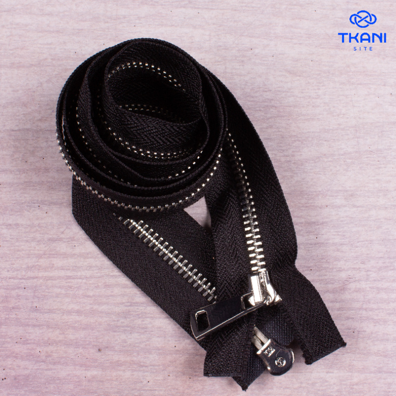 2072. Молния двухзамковая. Разъемная. Металлическая. 100см. Цена за 1шт. от Tkani.site