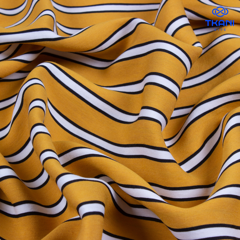 2081. Вискоза с нейлоном. Полоска