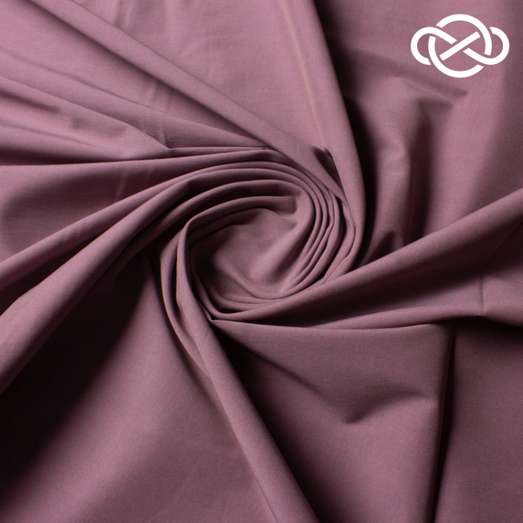 11322. Плательная вискоза с хлопком. Purple Dove