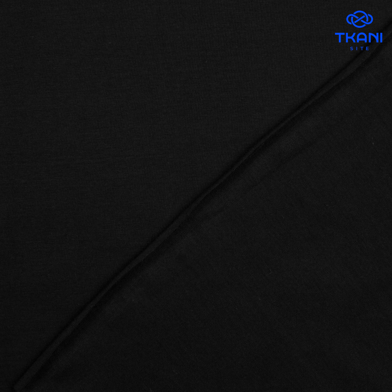 2089. Кулирная гладь. Черный от Tkani.site