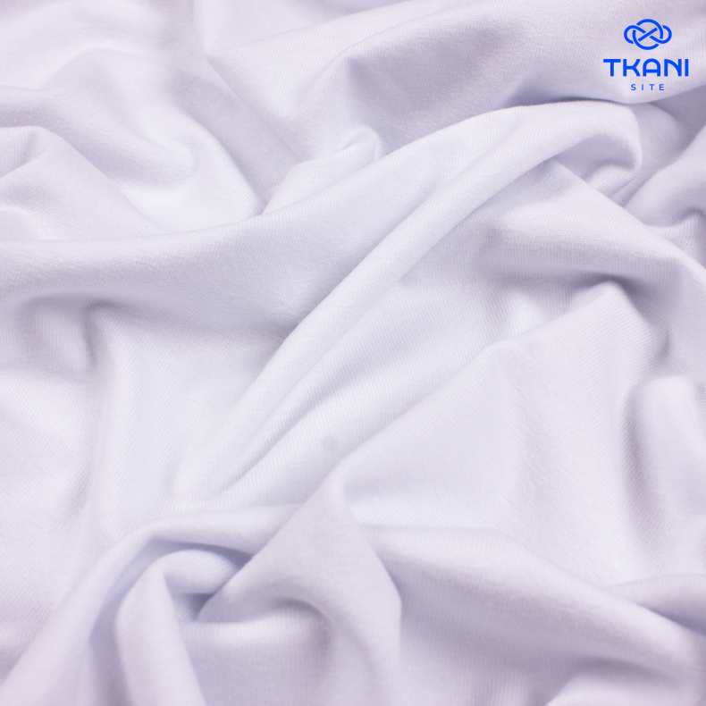 2090. Кулирная гладь. Белый от Tkani.site