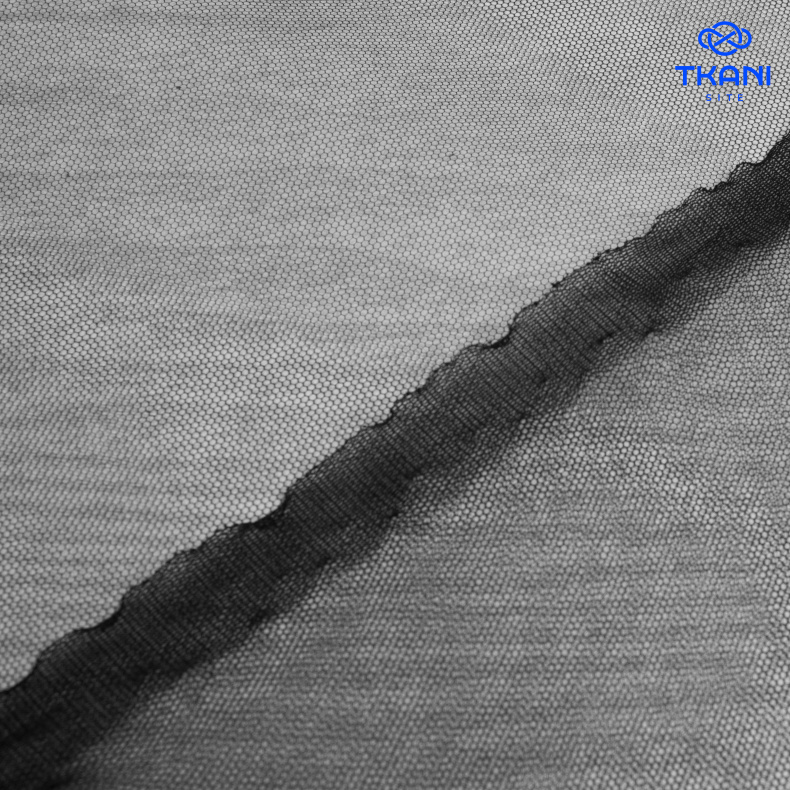 2091. Еврофатин мягкий. Черный от Tkani.site