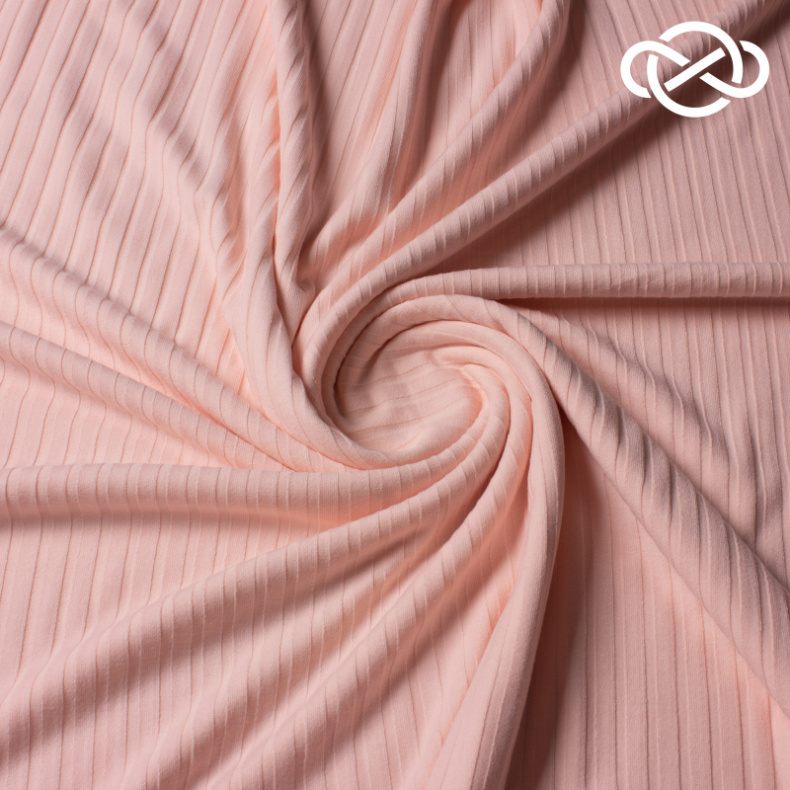 8219. Трикотажное полотно. Лапша. Soft pink. от Tkani.site