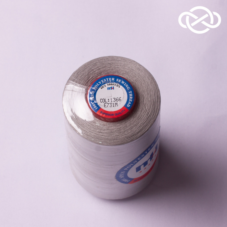 11381. Нитки швейные универсальные Sewing thread. 40/2. 5000y/ Color 1366. Цена за 1шт от Tkani.site