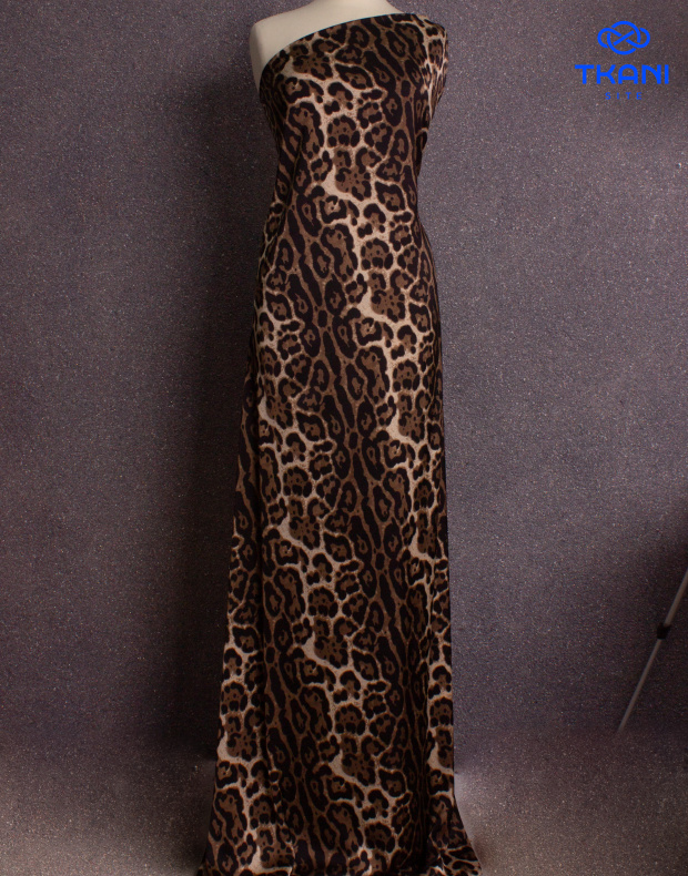 92094. Искусственный шелк. Армани. Принт от Tkani.site