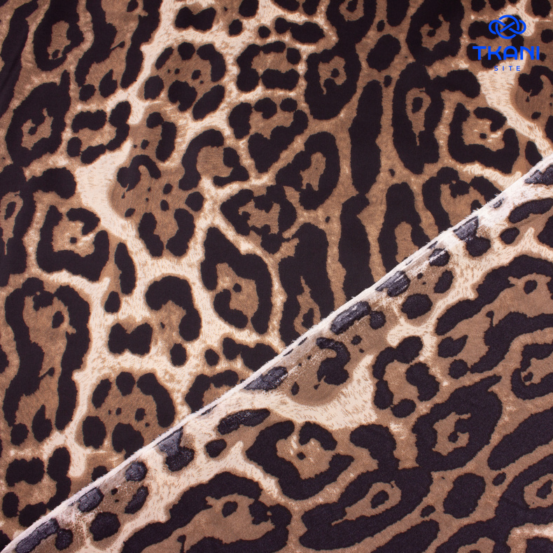 92094. Искусственный шелк. Армани. Принт от Tkani.site