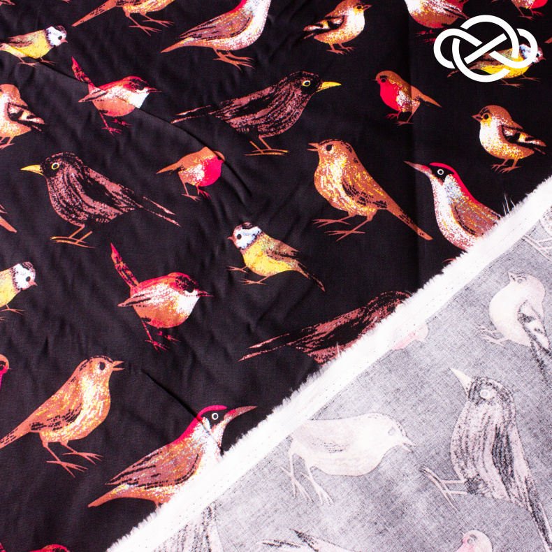 8283. Мерсеризованный хлопок. Сатиновое плетение. Принт.  от Tkani.site