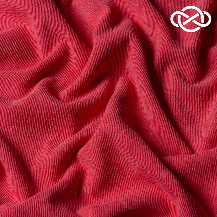8409. Микровельвет. Fusion coral. - фото 1