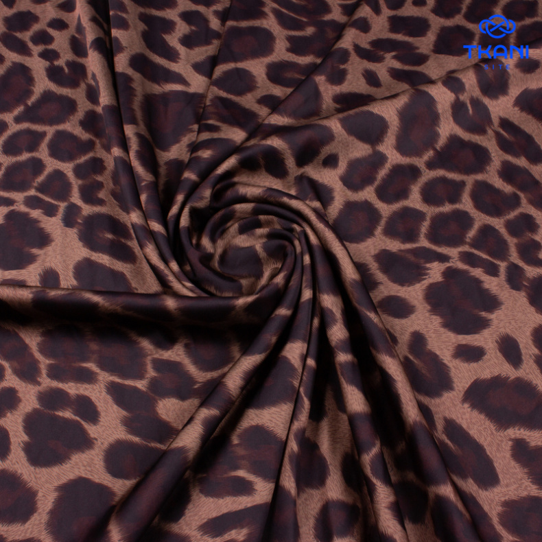 2117. Искусственный шелк. Армани. Принт от Tkani.site