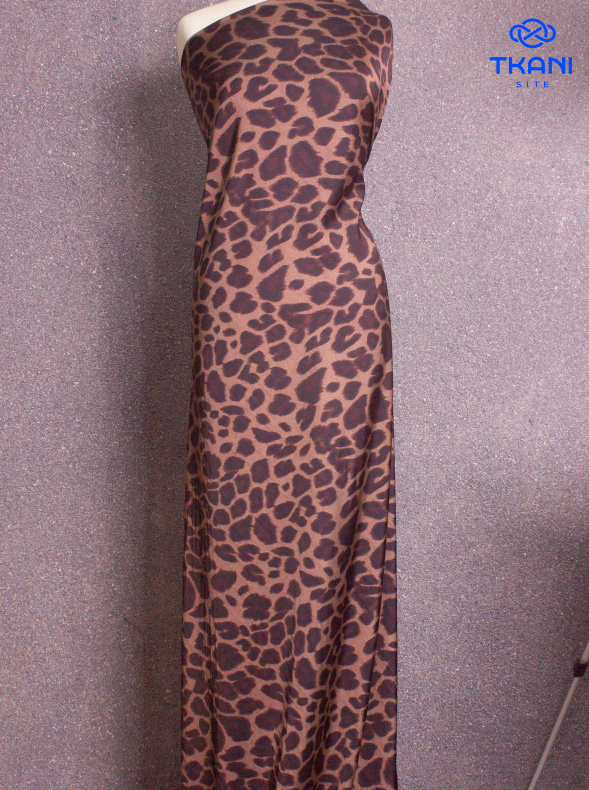 2117. Искусственный шелк. Армани. Принт. Уценка!!! от Tkani.site