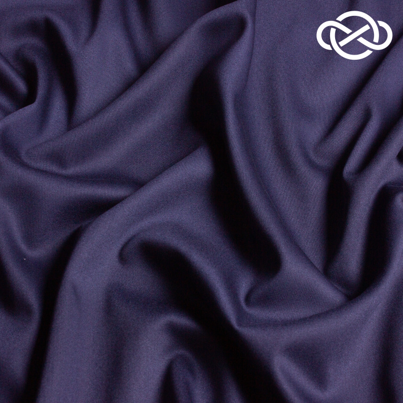 11563. Костюмная. Luxury. Tencel. Темно-синий от Tkani.site