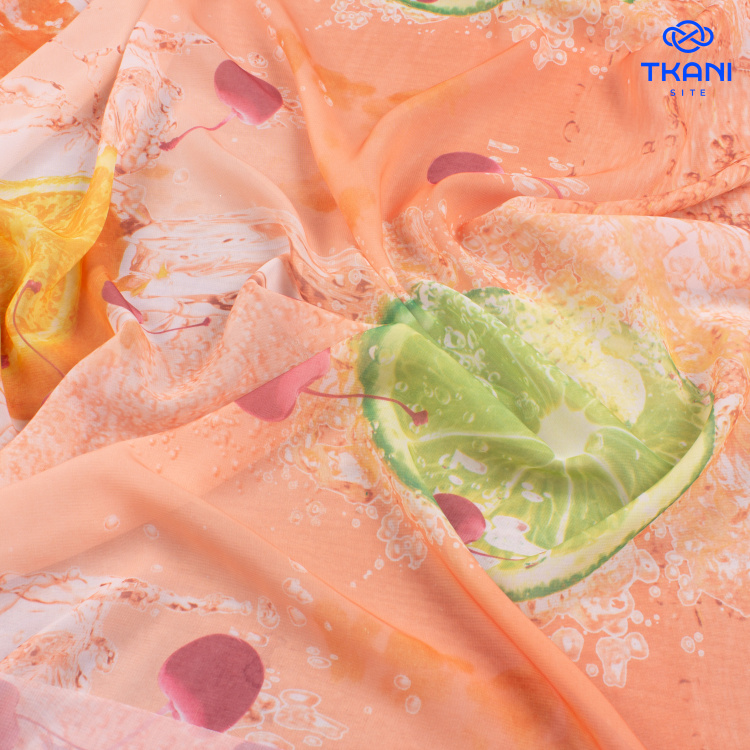 2116. Шифон. Принт - фото 2