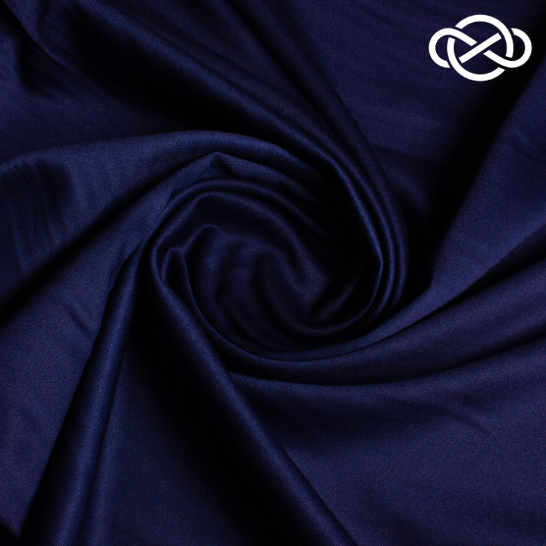 11590. Костюмная. Luxury. Tencel. Темно-синий от Tkani.site