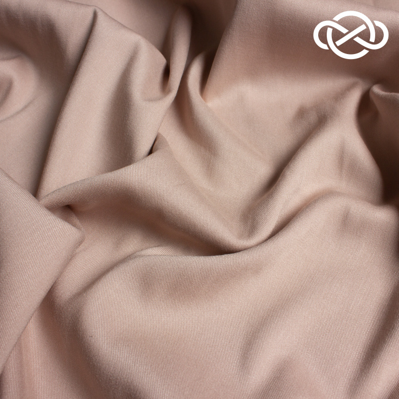 8535. Хлопок с вискозой. Ivory cream. от Tkani.site