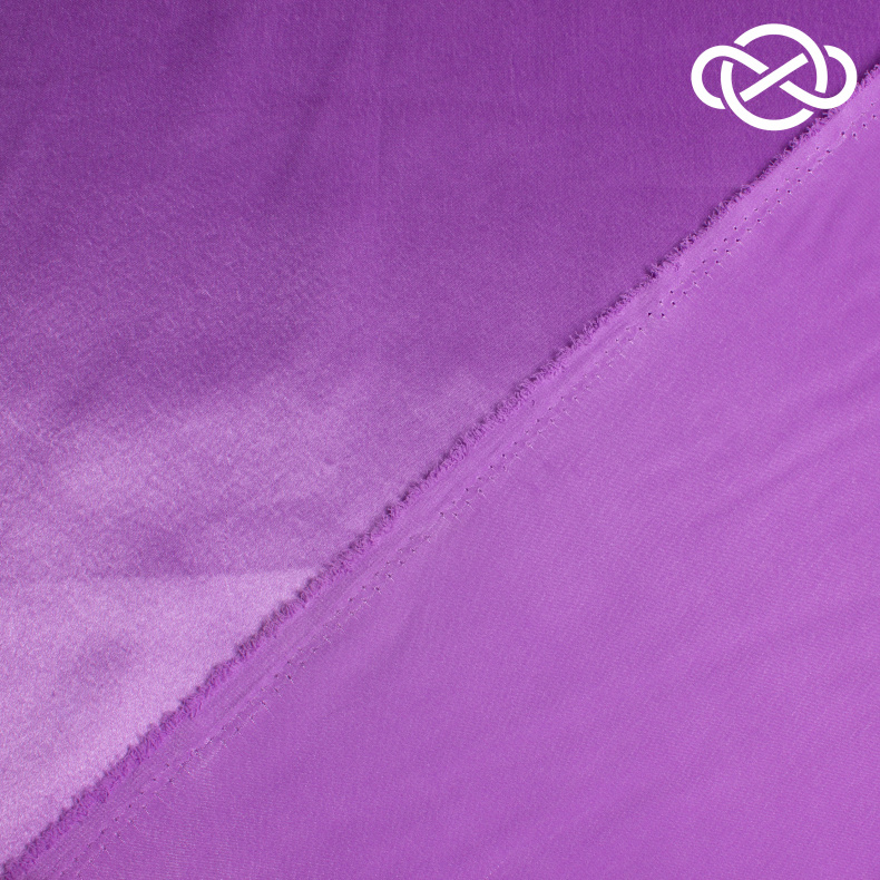 8539. Костюмный атлас. Lavender. от Tkani.site