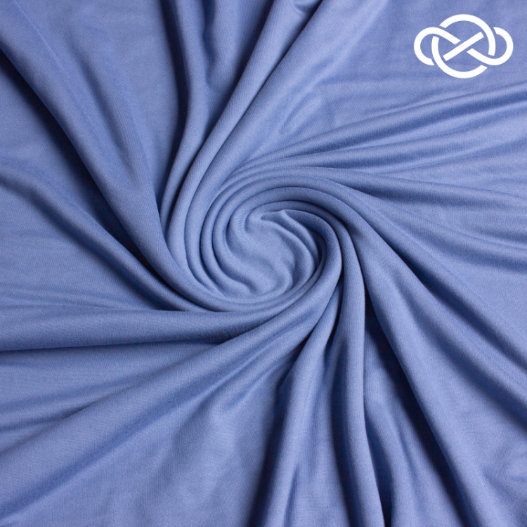8543. Кулирная гладь. Бебисуперсофт. Parisian blue.