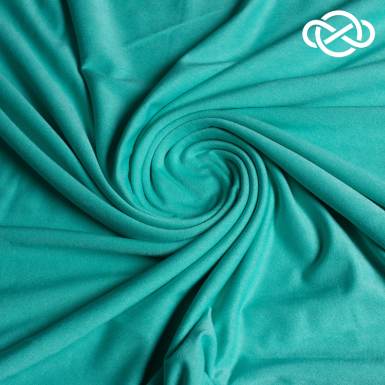 8561. Кулирная гладь. Biskay green.