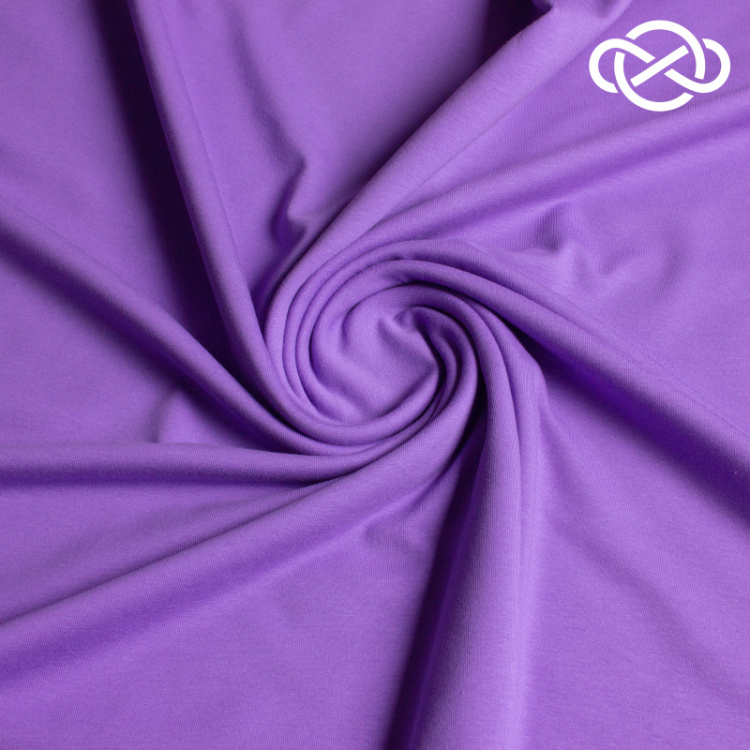 8564. Кулирная гладь. Purple rose.