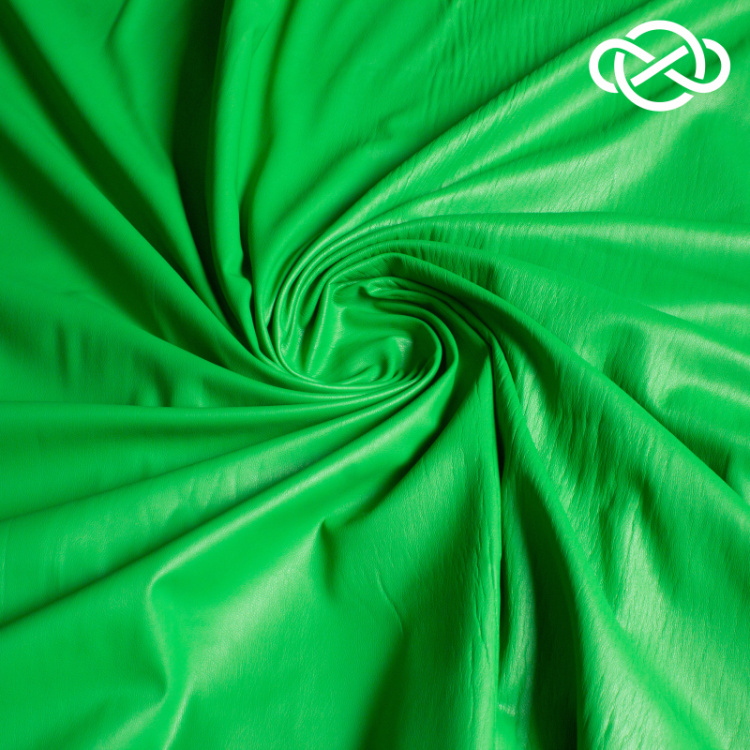 8665. Экокожа на велюре. Classic green.