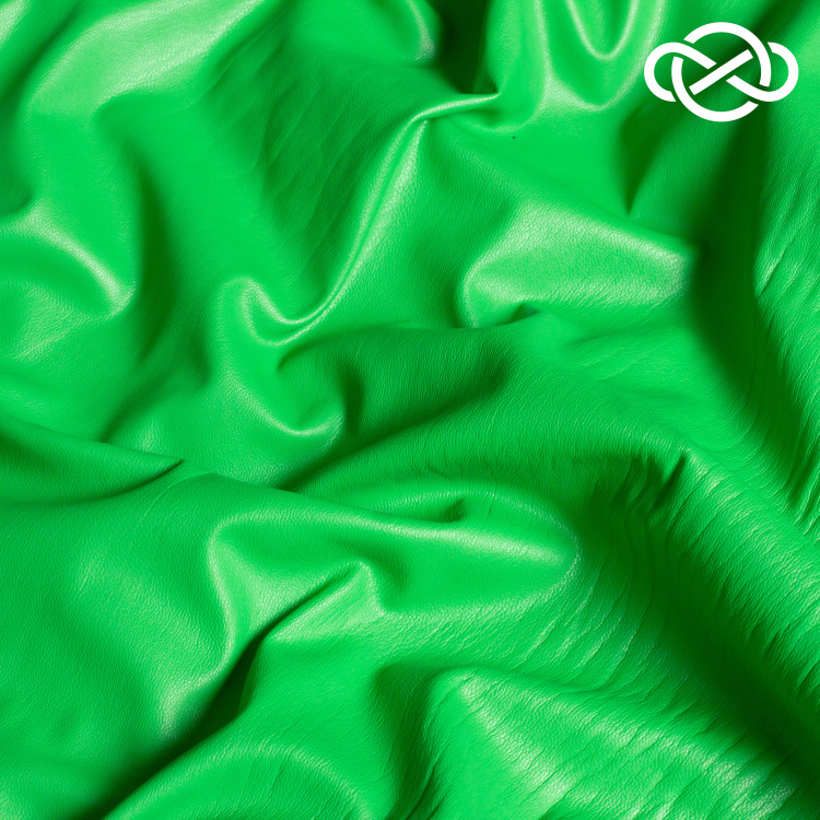 8665. Экокожа на велюре. Classic green. - фото 2