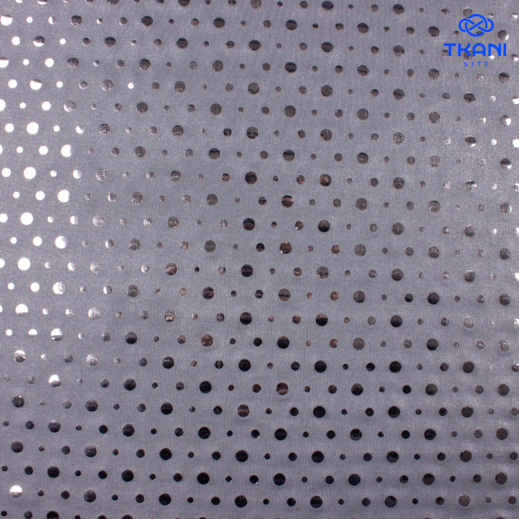 1061. Трикотажное полотно с пайетками. - фото 1