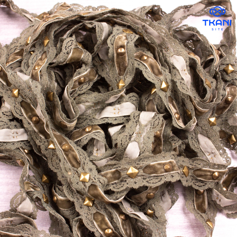 2127. Тесьма декоративная. 2,5см-10метров (Цена за упаковку) от Tkani.site