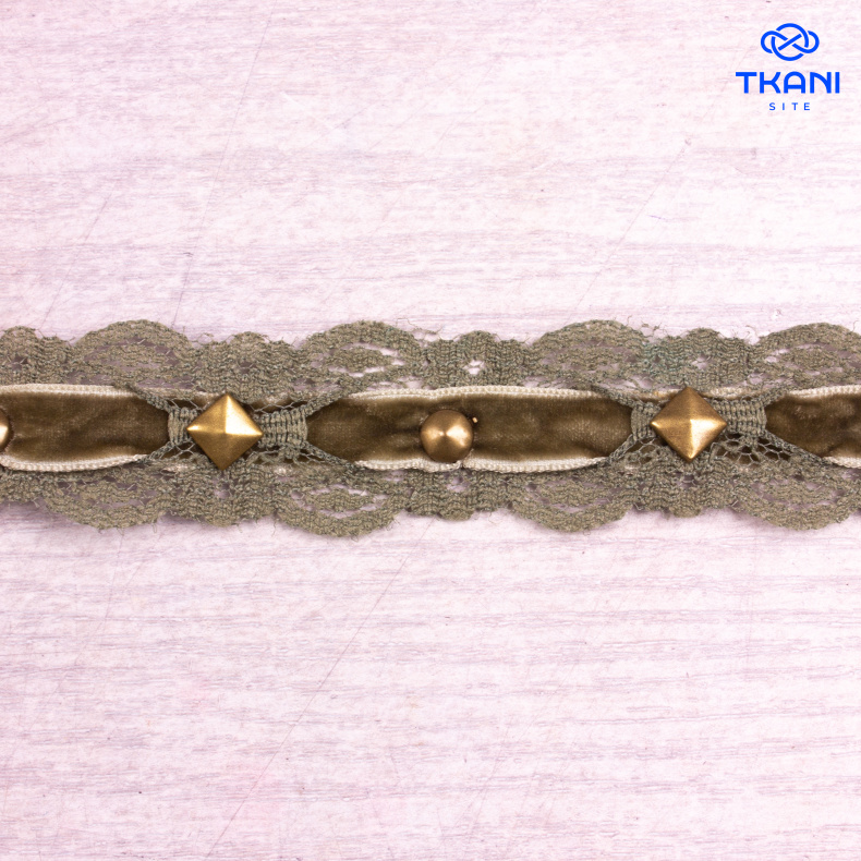 2127. Тесьма декоративная. 2,5см-10метров (Цена за упаковку) от Tkani.site