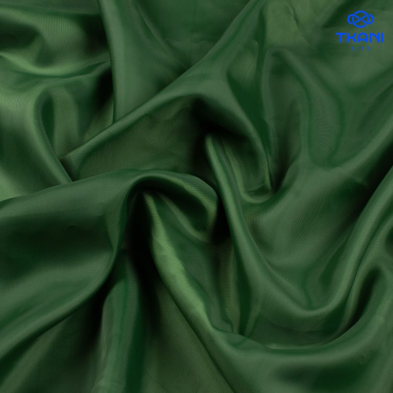 1074. Подкладочная. Зеленая пчела. от Tkani.site