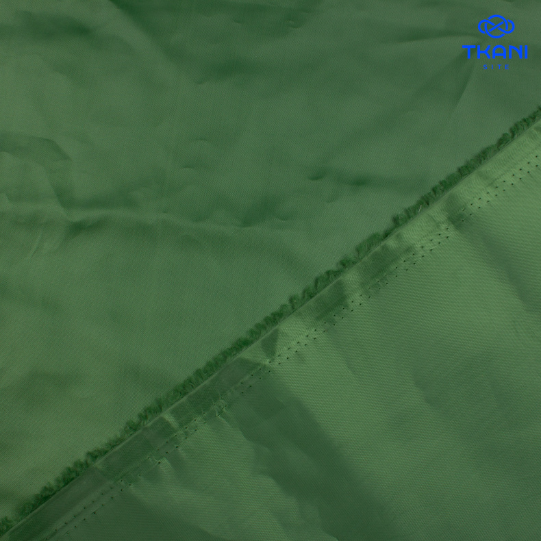 1074. Подкладочная. Зеленая пчела. от Tkani.site